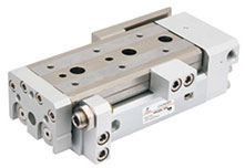 气动滑台(循环式直线导轨)/双缸型 